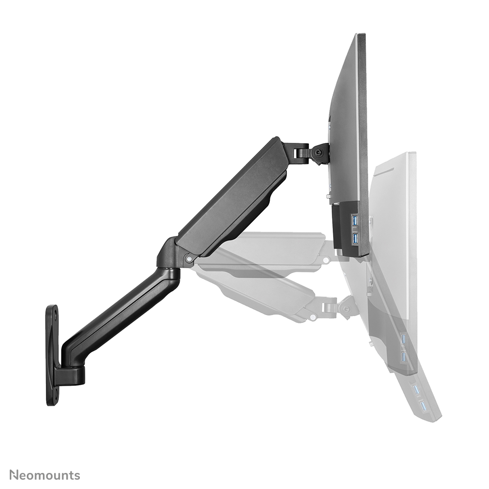 Neomounts WL70-450BL11 Monitor/TV mount wall 17-32" - gas spring - full motion